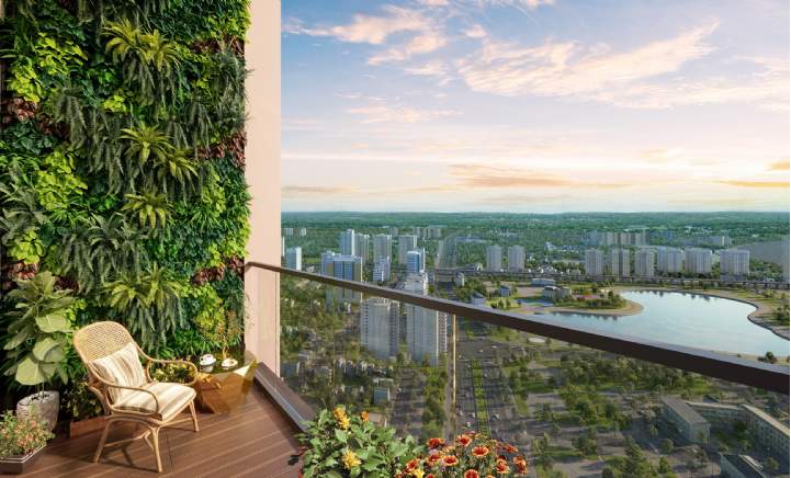 BRG Diamond Residence Balcony