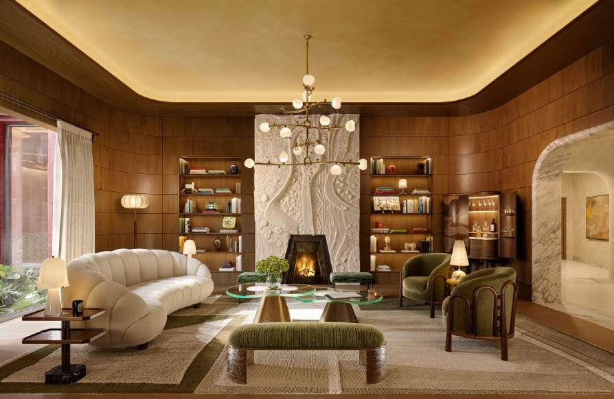 interior of the capston - embassy garden in the UK