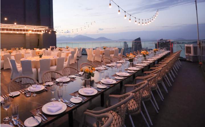 m landmark residences da nang party